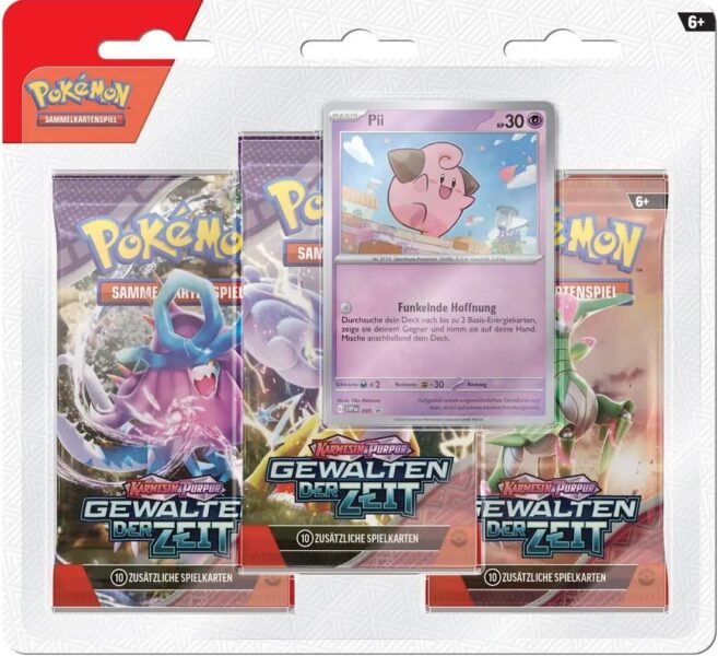 Pokémon-Gewalten-der-Zeit-3-Pack-Booster-Blister-Pii-Deutsch