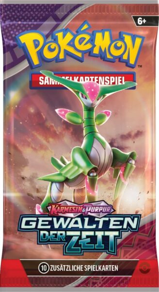 Pokémon-Gewalten-der-Zeit-Booster-Pack-Eisenblatt-Purpur-Deutsch