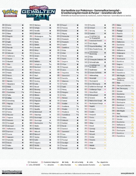 Pokémon-Gewalten-der-Zeit-Kartenliste-Checkliste-PDF-TCG-Sammelkartenspiel
