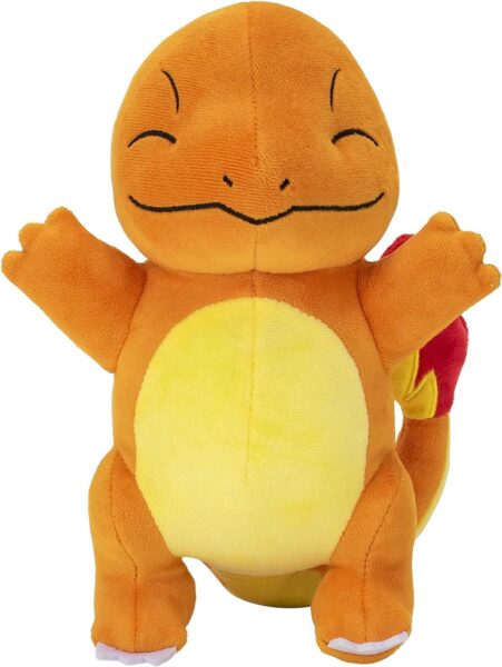Pokémon-Glumanda-Kuscheltier-Plüschtier-Stofftier-Plüschfigur-20cm-blinzelnd