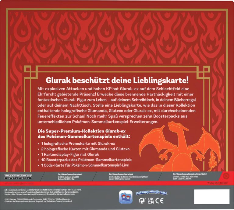 Pokémon-Glurak-ex-Super-Premium-Kollektion-Collection-Box-TCG-Charizard-2024-Deutsch-Back