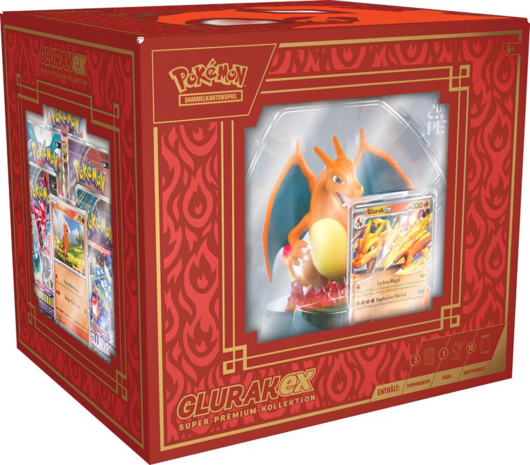 Pokémon-Glurak-ex-Super-Premium-Kollektion-Collection-Box-TCG-Charizard-Deutsch-2024
