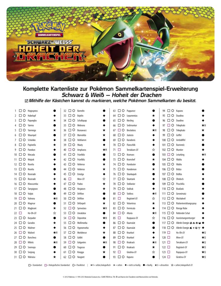Pokémon-Hoheit-der-Drachen-Kartenliste-Checkliste-Schwarz-Weiss-TCG