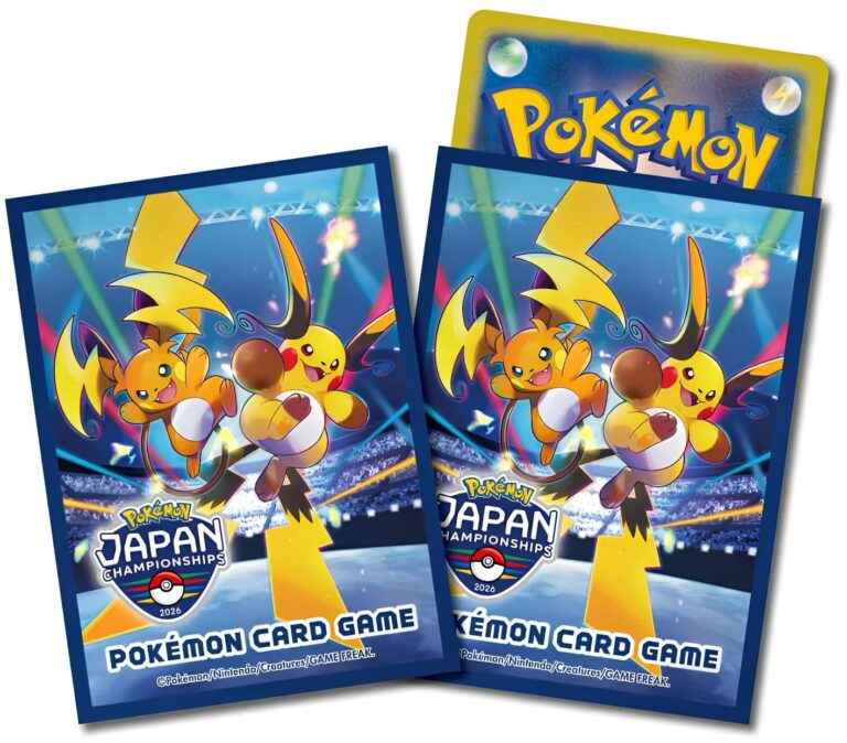 Pokemon-Japan-Championships-2026-Merchandise-TCG-Sammelkartenspiel-Sleeves-Kartenhüllen