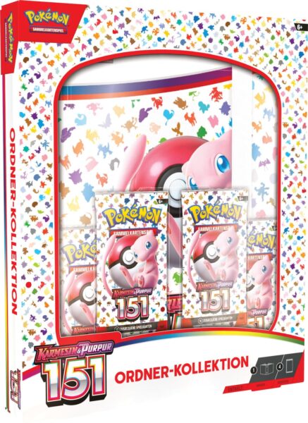 Pokémon-Karmesin-Purpur-151-Ordner-Kollektion