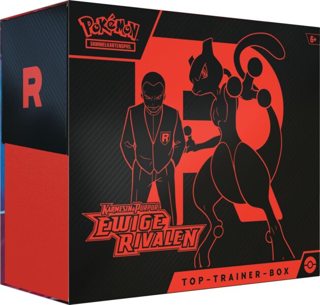 Pokémon-Karmesin-Purpur-Ewige-Rivalen-Top-Trainer-Box-Giovanni-Mewtu-Deutsch