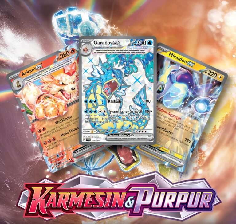 Pokémon "Karmesin & Purpur" Kartenliste und Kartengalerie PokeZentrum