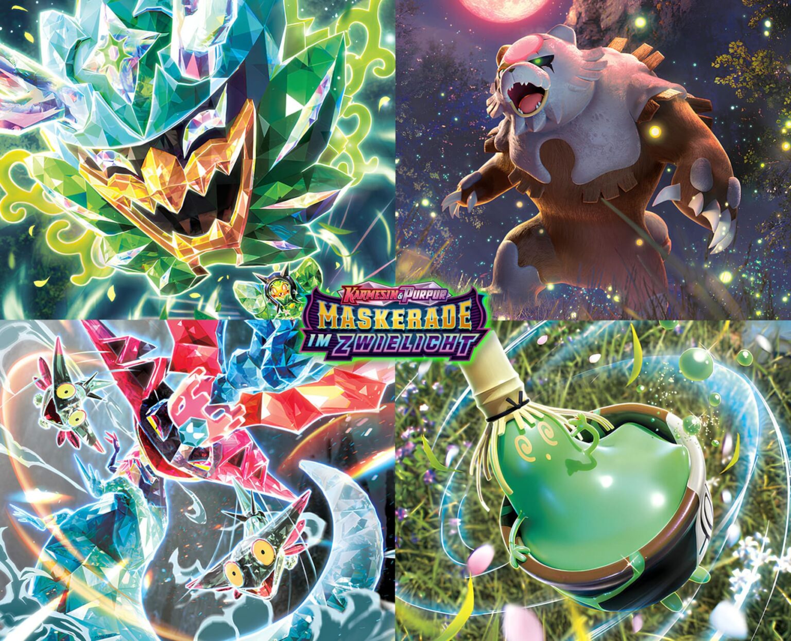 Pokemon Karmesin & Purpur Maskerade Im Zwielicht Booster Display