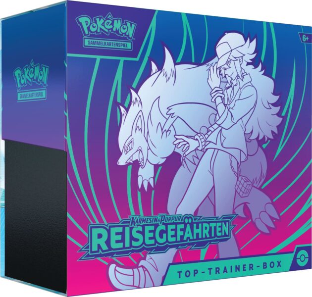 Pokémon-Karmesin-Purpur-Reisegefährten-Top-Trainer-Box-TCG-Sammelkartenspiel-2025