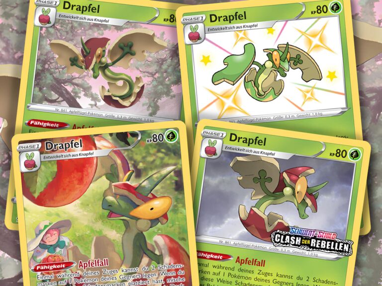 Pokémon-Karte-Drapfel-gebannt-verboten-Erweitertetes-Format-TCG-Sammelkartenspiel