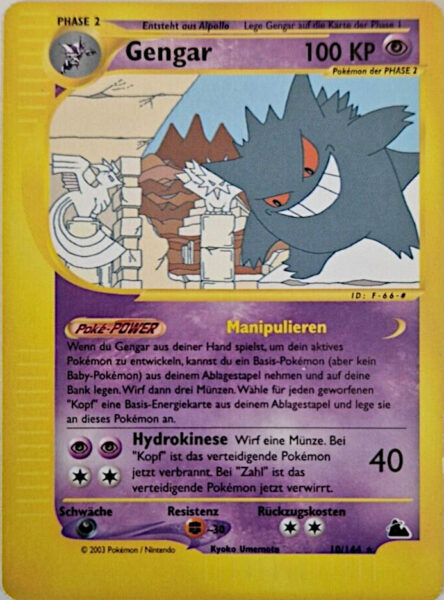 Pokémon-Karte-Gengar_10-144_Skyridge_Deutsch