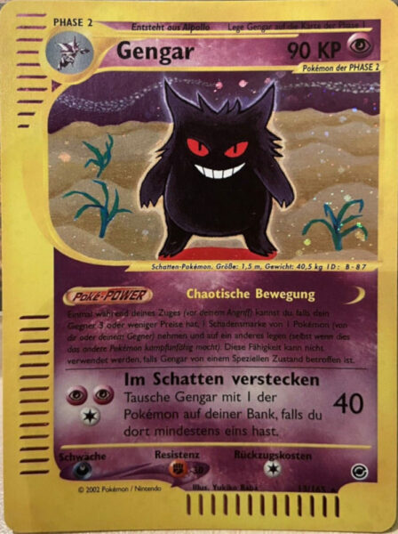 Pokémon-Karte-Gengar_13-165_Expedition_Deutsch