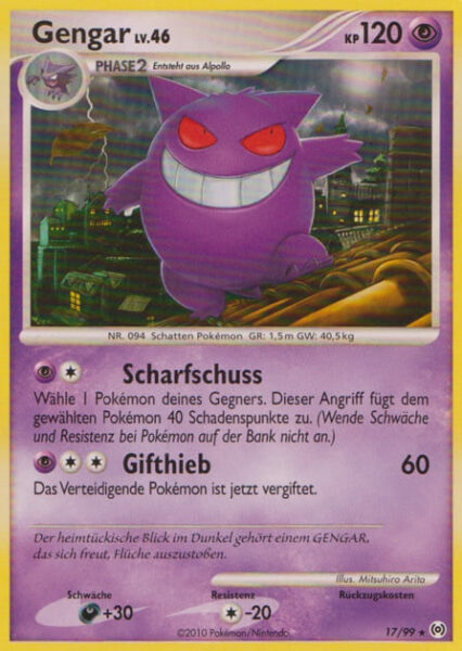 Pokémon-Karte-Gengar_17-99_Platin-Arceus_Deutsch
