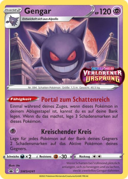 Pokémon-Karte-Gengar_SWSH241_Black-Star-Promo_Deutsch
