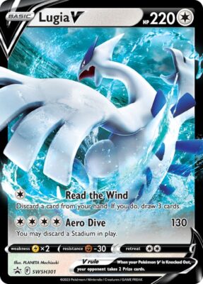 Pokémon-Karte-Lugia-V-SWSH-301-Black-Star-Promo