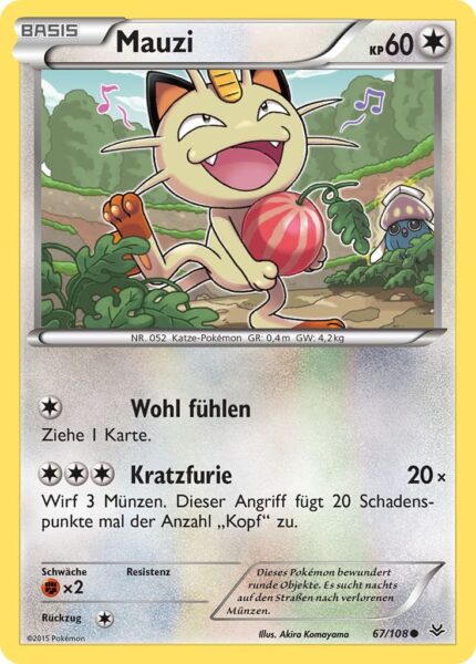Pokémon-Karte-Mauzi_67-108-XY-Drachenleuchten