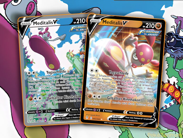 Pokémon-Karte-Meditalis-V-gebannt-verboten-Erweitertetes-Format-TCG-Sammelkartenspiel-2026