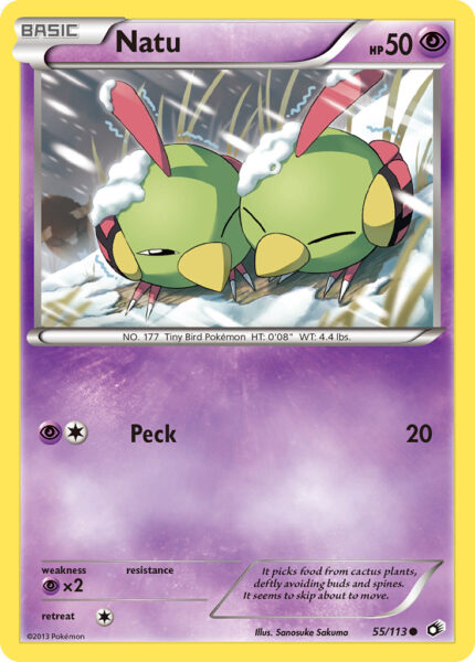 Pokémon-Karte-Natu-55-113-Legendary-Treasures