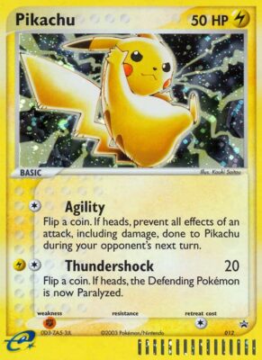 Pokémon-Karte-Pikachu-012-Nintendo-Black-Star-Promo.-2003-Holo