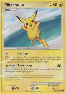 Pokémon-Karte-Pikachu-15-17-POP-Serie-9-2009
