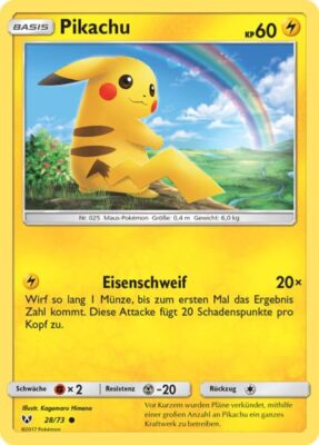 Pokémon-Karte-Pikachu-28-73-Schimmernde-Legenden-2017
