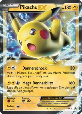 Pokémon-Karte-Pikachu-EX-XY174-Black-Star-Promo-2016-XY