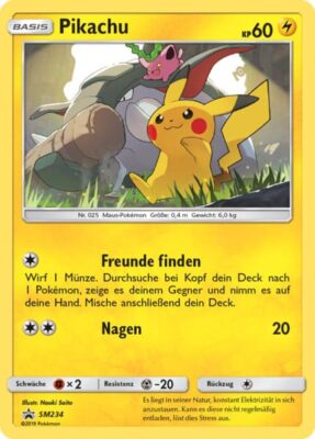 Pokémon-Karte-Pikachu-SM234-Black-Star-Promo-2019-Sonne-Mond