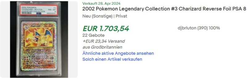 Pokémon-Karte_Charizard_Legendary-Collection_eBay-Verkäufe-Verkauf-Mai-2024