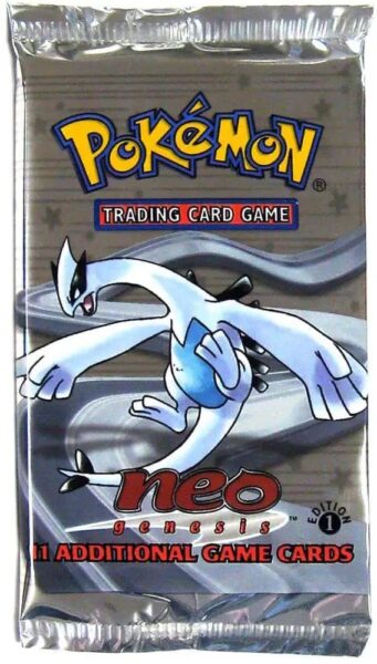 Pokemon Karten Booster Pack Neo Genesis First Edition Lugia Artwork