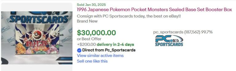 Pokémon-Karten-Höchstpreise-Top-Verkäufe-Februar-2025-Japanese-Expansion-Pack-Base-Set-Booster-Box-TCG-Sammelkartenspiel