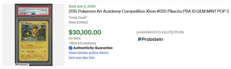 Pokémon-Karten-Höchstpreise-Top-Verkäufe-Juni-2025-Mewtwo-Art-Academy-Pikachu-PSA-10-TCG-Sammelkartenspiel