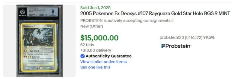 Pokémon-Karten-Höchstpreise-Top-Verkäufe-Juni-2025-Rayquaza-Goldstar-EX-Deoxys-TCG-Sammelkartenspiel
