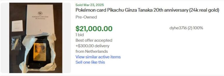 Pokémon-Karten-Höchstpreise-Top-Verkäufe-März-2025-Pikachu-24k-Gold-TCG-Sammelkartenspiel