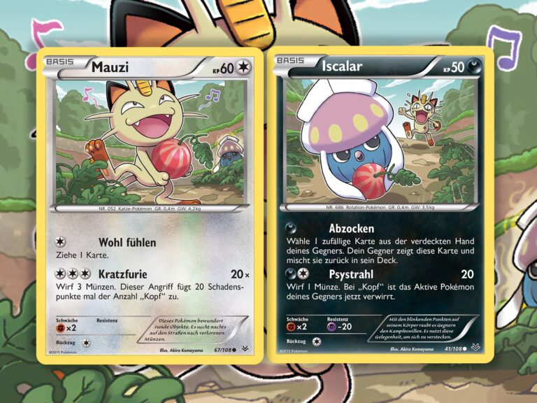 Pokémon-Karten-Mauzi-Iscalar-Verbundene-Illustrationen-TCG-Sammelkartenspiel