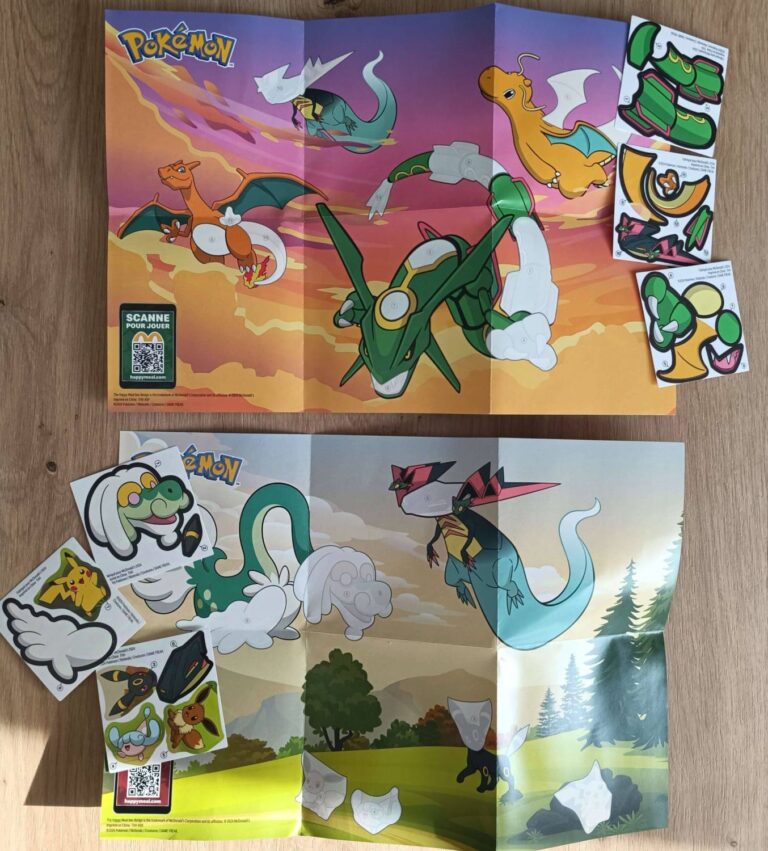 Pokémon-Karten-McDonalds-2025-Dragon-Discovery-Happy-Meal-TCG-Sammelkartenspiel-Poster-Sticker