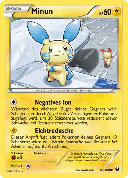 Pokémon-Karten-Minun-40-108-Erforscher-der-Finsternis