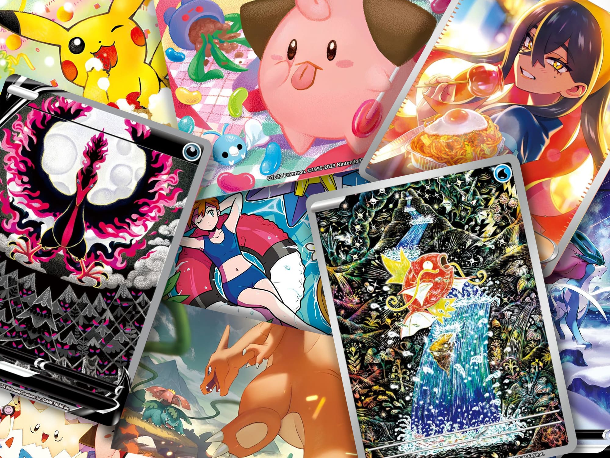 Pokémon-Karten-Ohne-Text-Illustrationen-TCG-Sammelkartenspiel-2024-Banner