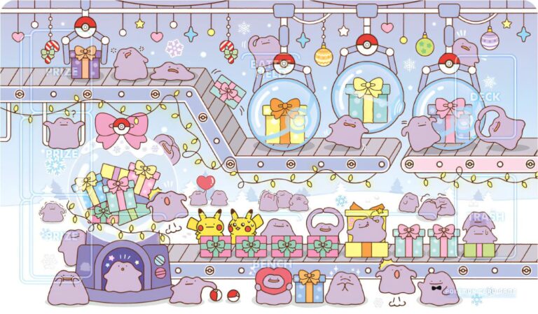 Pokémon-Karten-Playmat-Spielmatte-Zubehör-Ditto-Korea-TCG-Sammelkartenspiel