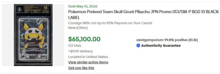 Pokémon-Karten-Preise-Mai-2026-Team-Skull-Pikachu-013-SM-P-Promo-BGS-10-Black-Label