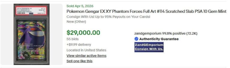 Pokémon-Karten-Rekordpreise-April-2026-Gengar-114-XY-Phantom-Forces-PSA-10