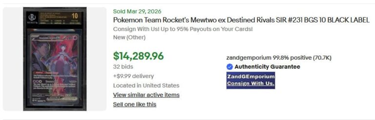 Pokémon-Karten-Rekordpreise-April-2026-Team-Rockets-Mewtwo-Mewtu-ex-231-Destined-Rivals-BGS-10-Black-Label-Englisch