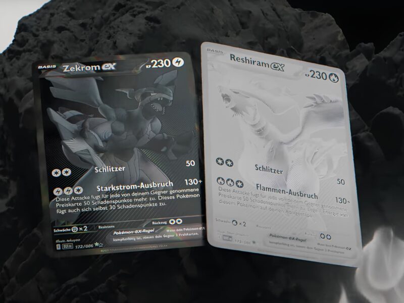 Pokémon-Karten-Reshiram-ex-Zekrom-ex-Vollbild-Karten-BWR-Schwarz-Weiß-Illustration-enthüllt