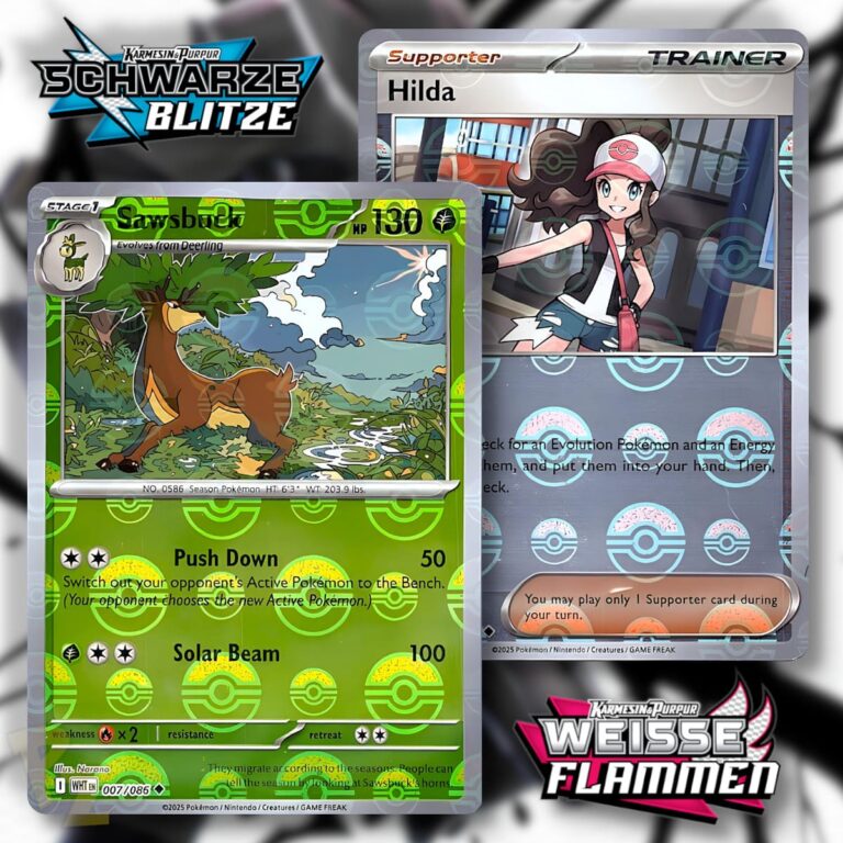 Pokémon-Karten-Schwarze-Blitze-Weiße-Flammen-Pull-Rates-Poké-Ball-Reverse-Holo-2025-TCG-Sammelkartenspiel