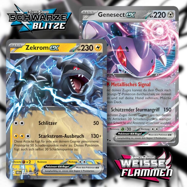 Pokémon-Karten-Schwarze-Blitze-Weiße-Flammen-Pull-Rates-ex-Double-Rare-2025-TCG-Sammelkartenspiel