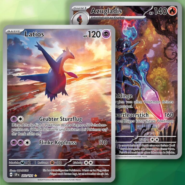 Pokémon-Karten-Stürmische-Funken-Pull-Rates-Illustration-Rare-Surging-Sparks-Karmesin-Purpur