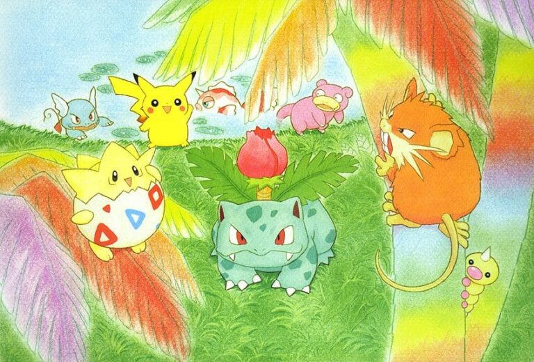 Pokémon-Karten-Togepi-Bisaknosp-Rattikarl-Southern-Islands