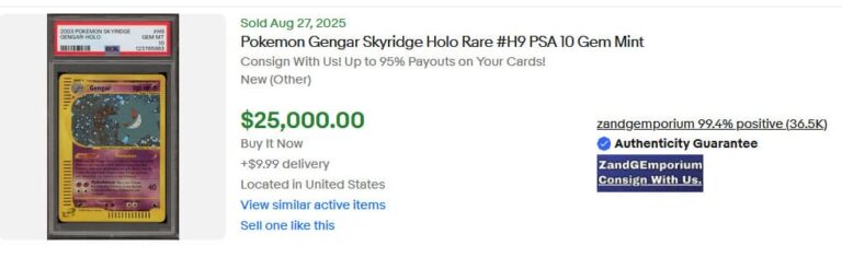 Pokémon-Karten-Top-Verkäufe-Höchstpreise-August-2025-Gengar-Skyridge-PSA-10