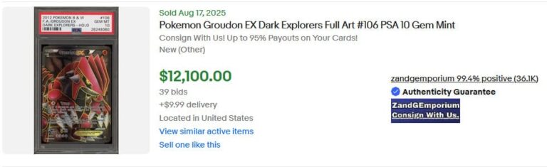 Pokémon-Karten-Top-Verkäufe-Höchstpreise-August-2025-Groudon-EX-Dark-Explorers-PSA-10