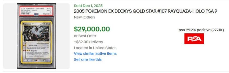 Pokémon-Karten-Top-Verkäufe-Höchstpreise-Dezember-2025-Rayquaza-Goldstar-EX-Deoxys-PSA-9