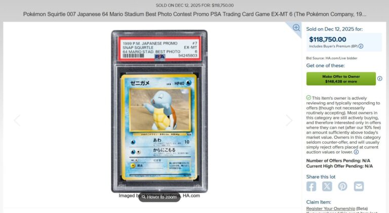 Pokémon-Karten-Top-Verkäufe-Höchstpreise-Dezember-2025-Snap-Schiggy-PSA-6